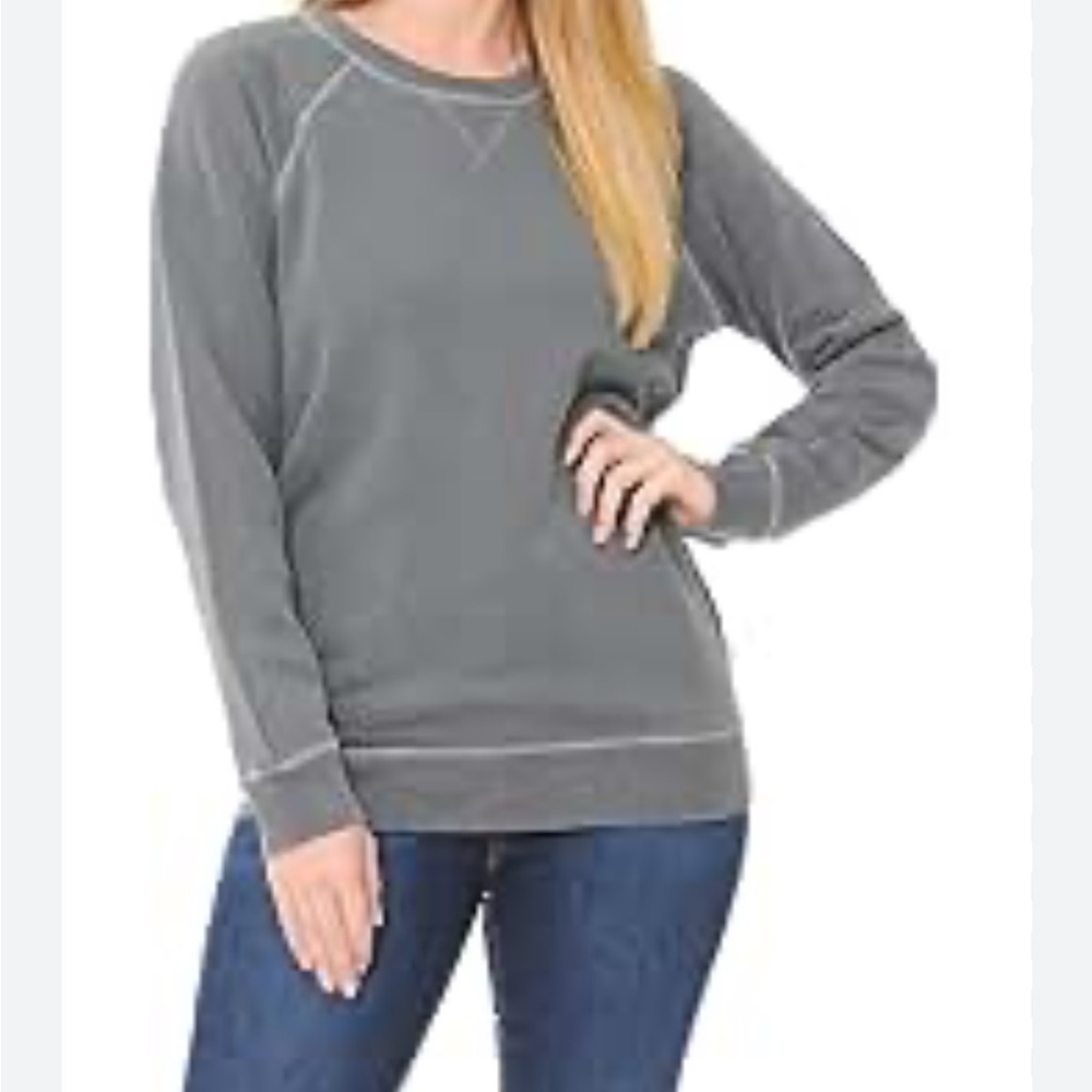 American Giant Women’s Lightweight Crewneck Sweatshirt Large